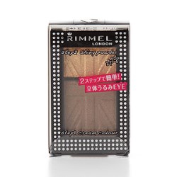 RIMMEL （リンメル） デュアルアイカラークリーム＆パウダー 002 スパークゴールド 2.2g