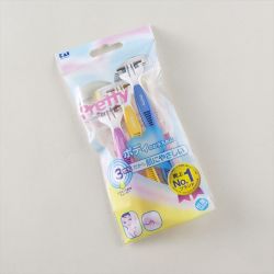 貝印 Pretty プリティー ボディT3枚刃 3本入(BST3L-3P)