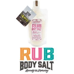 RUB BODY SALT（ラブボディソルト） ローズの香り（マッサージソルト） 170g