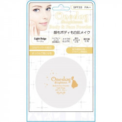 Oneday Brightener  ワンデイブライトナー ボディ＆フェイスパウダー  Light Beige