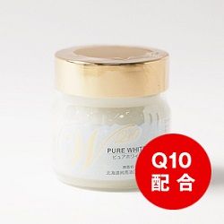 <海外専用>北海道精製純馬油 ピュアホワイトQ10 無香料 65g