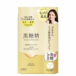KOSE（コーセー） 黒糖精　高保湿ジェルマスク 4枚入