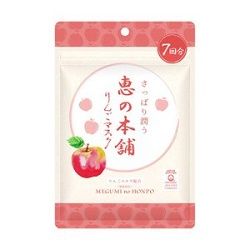 恵の本舗 フルーツマスク りんご (さっぱり) 7回分