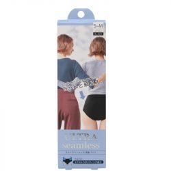 ウルトラシームレス骨盤パンツ ブラック M-L