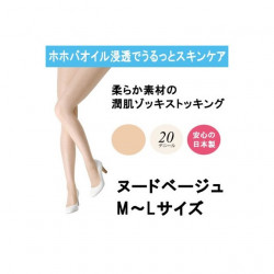 M&M SOCKS 潤肌ゾッキストッキング ヌードベージュ  M~L