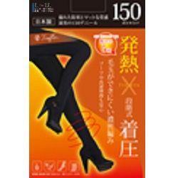 M&M SOCKS 150デニール 発熱・段階式着圧タイツ L~LLサイズ