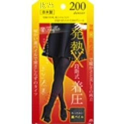 M&M SOCKS 200デニール 発熱・段階式着圧タイツ L~LLサイズ