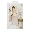 (8)2wayフード＆ネックウォーマー アイボリー
