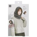(8)2wayフード＆ネックウォーマー グレー
