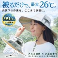 メイダイ　い草香る遮熱アルミ帽子