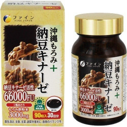 ファイン 沖縄もろみ+納豆キナーゼ 90粒※