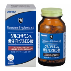 オリヒロ　グルコサミン&低分子ヒアルロン酸　108g（約432粒）