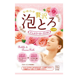お湯物語 贅沢泡とろ入浴料 ジュエリーローズの香り 30g