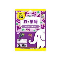おやつにサプリZOO　鉄+葉酸 40粒