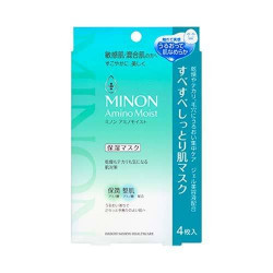 【スポット】MINONミノン アミノモイスト すべすべしっとり肌マスク 4枚入