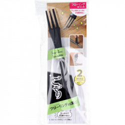 フローリング汚れごっそり溝職人