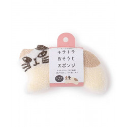 AH-86221	キラキラおそうじスポンジ　ミケ