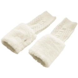 (8)エコファーアームニットカバー アイボリー