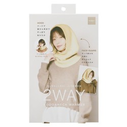 (8)2wayフード＆ネックウォーマー アイボリー