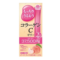 アース製薬　うるおうコラーゲンＣゼリー　ピーチ15本