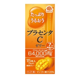 アース製薬　うるおうプラセンタＣゼリー　マンゴー味15本※