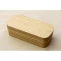 角田清兵衛　[lunch box] ホワイトアッシュ 弁当箱 typeS-4 ナノコート