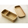 角田清兵衛　[lunch box] ホワイトアッシュ 弁当箱 typeS-4 ナノコート